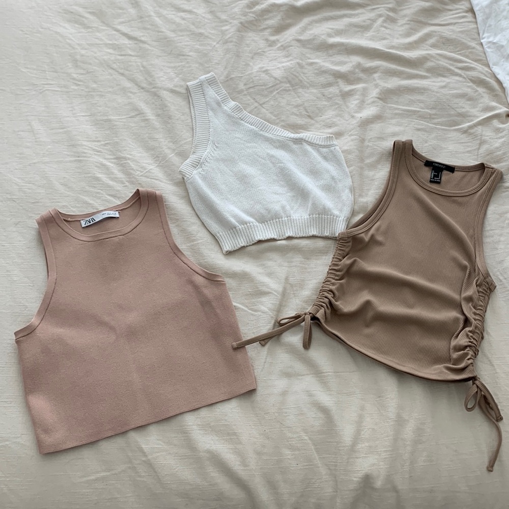 Neutral Crop Top Bundle